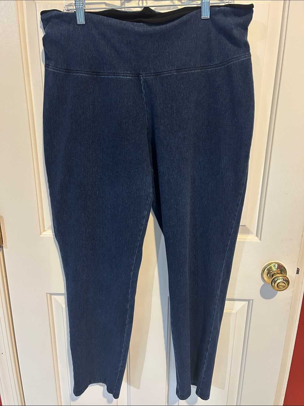 Women with Control Dark Blue Stretch Jeggings